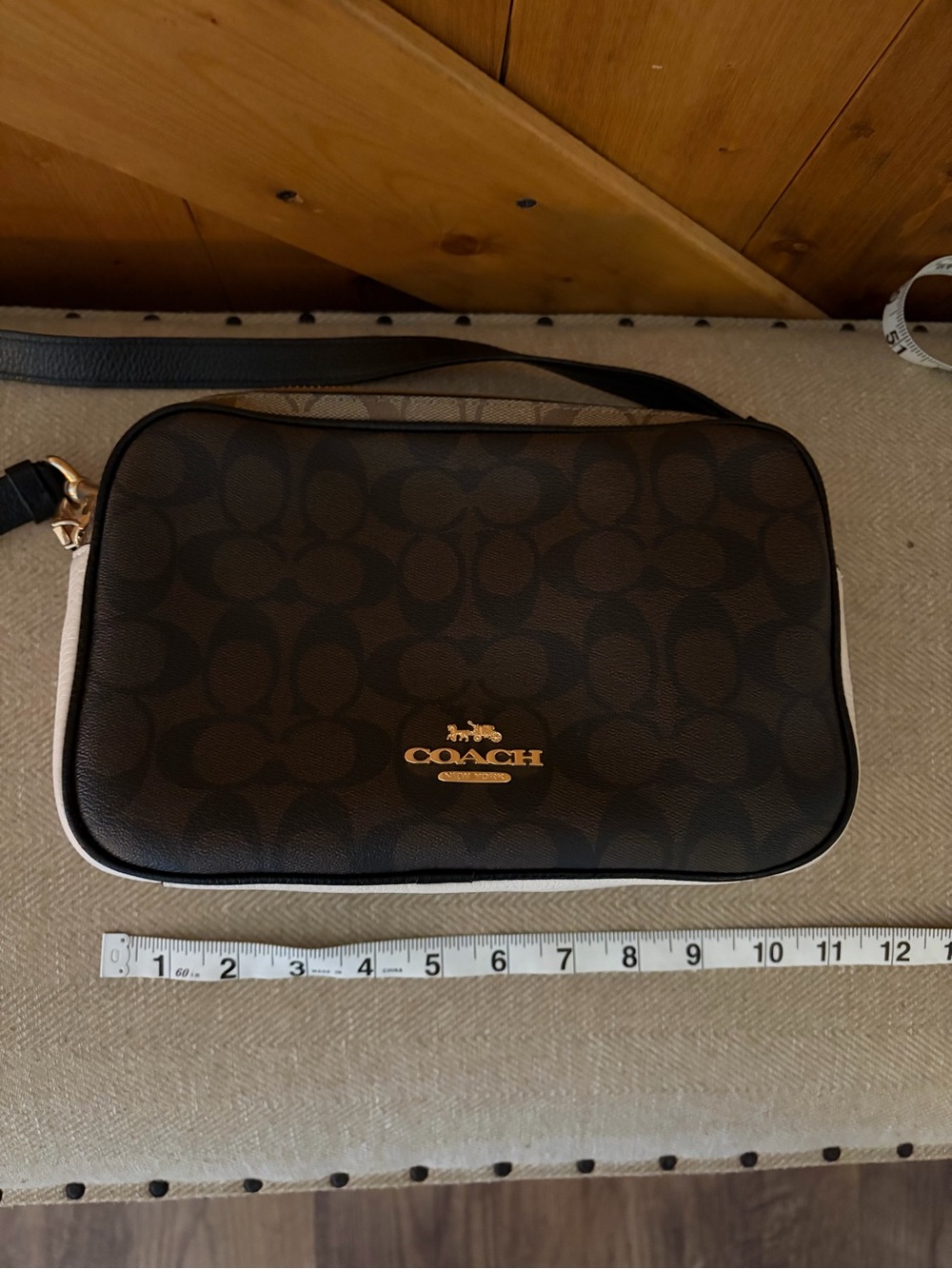 COACH Jes Crossbody Bag in Blocked Signature Canvas | Model #C1767 - Picture 13 of 15